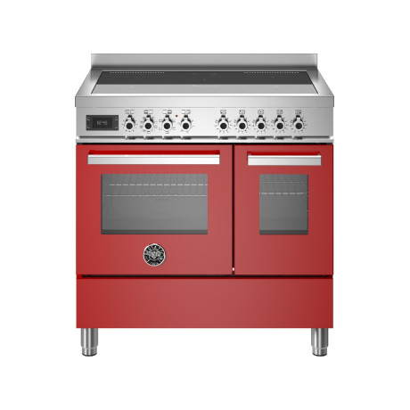 Bertazzoni PRO95I2EROT Professional Cucina da accsoto cm. 905 zone cottura + forno elettricorosso