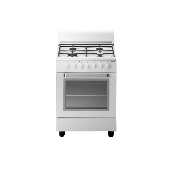 Tecno Gas Cucina Stile Arke' D53NWS 60x50 Forno Multifunzione 4 Fuochi Bianco