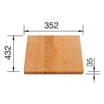 Blanco 1219891 Tagliere in legno massello cm. 35