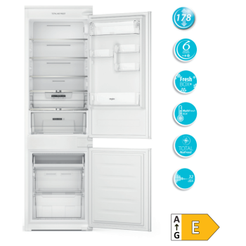 Whirlpool Frigorifero Combinato WHC18 T122 Incasso Total no Frost - PRONTA CONSEGNA